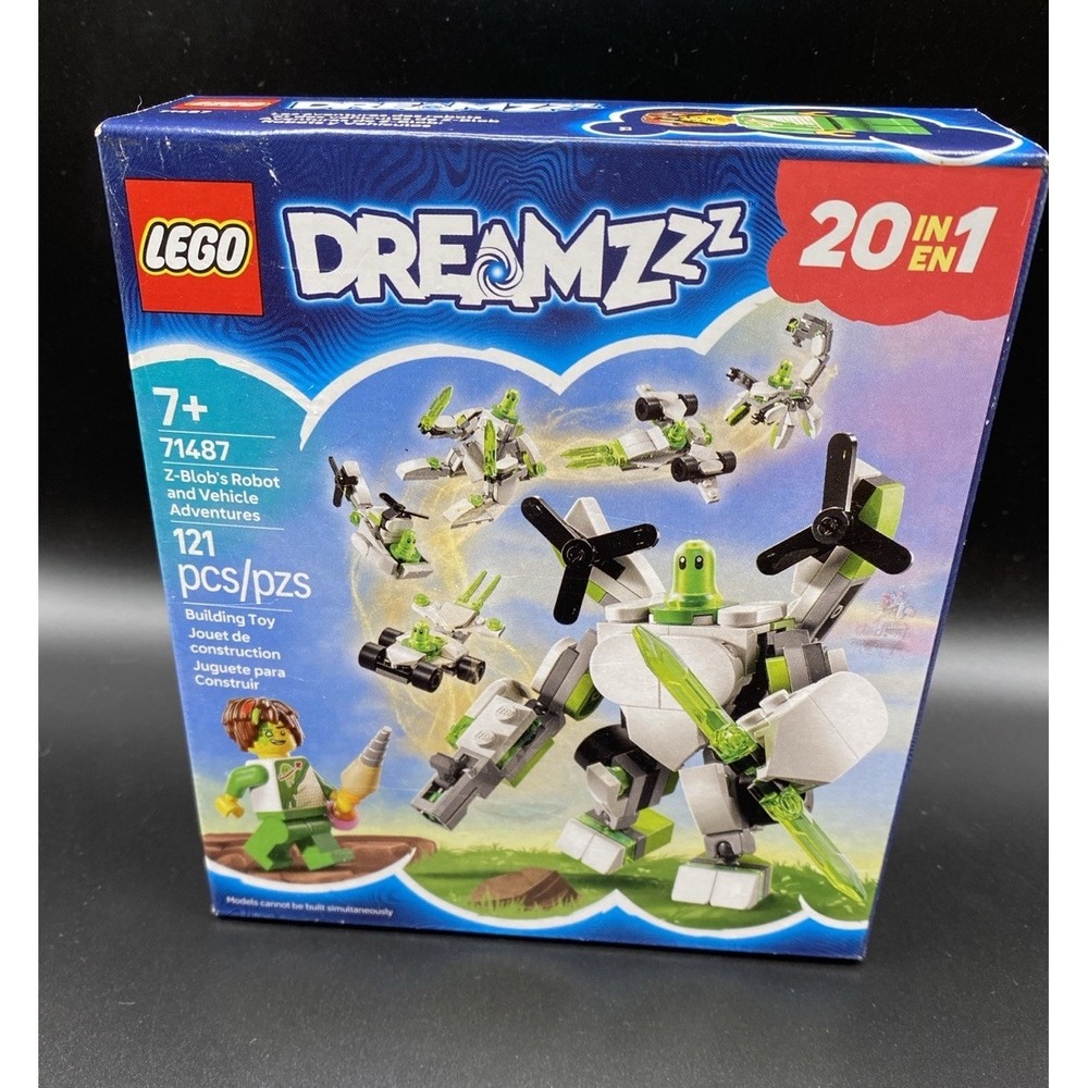 LEGO Dreamzzz (71487) Z-Blob's Robot and Vehicle Adventures NEW SEALED